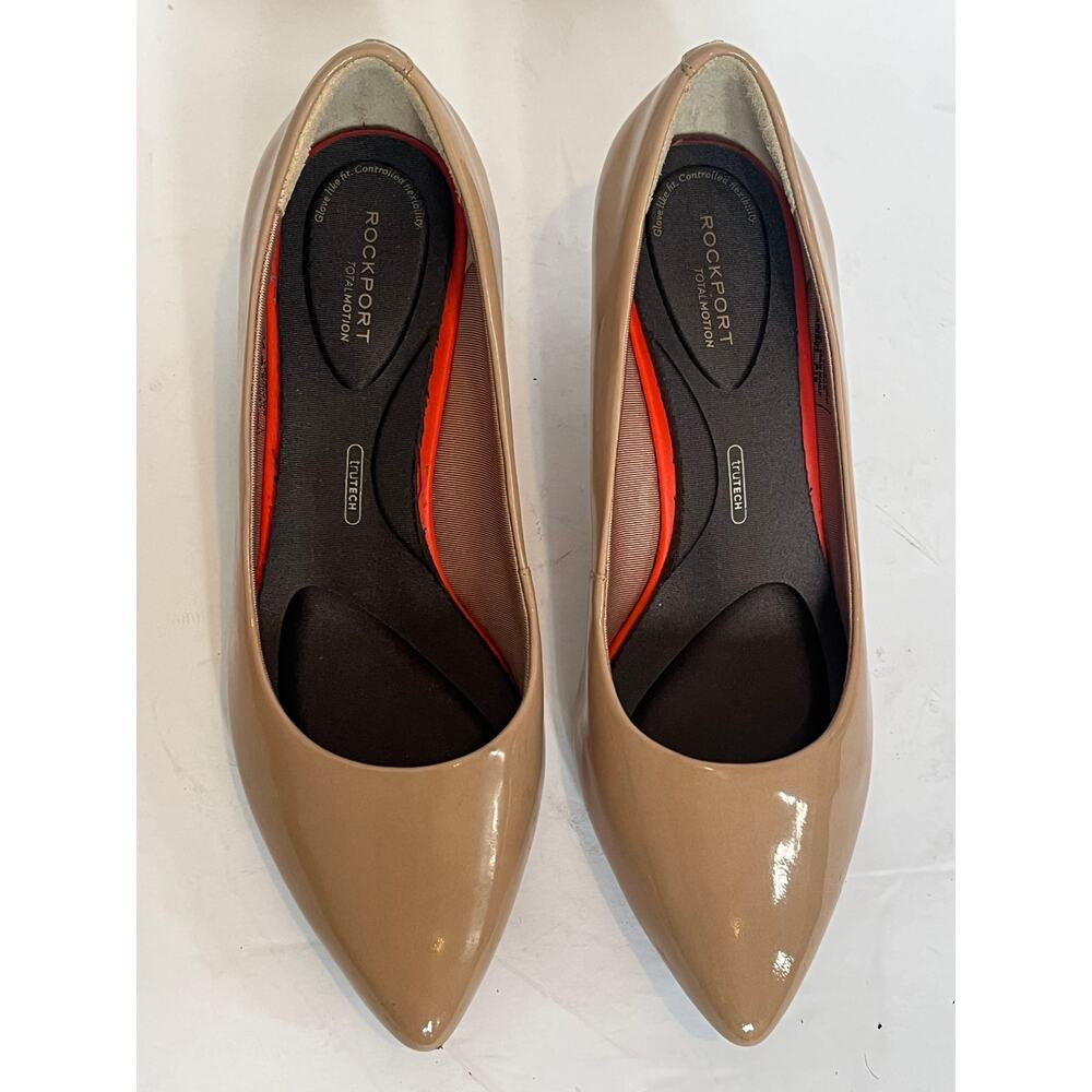 Rockport Women's Nude Patent Pointed-Toe Heels